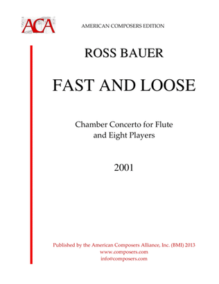 Book cover for [Bauer] Fast and Loose