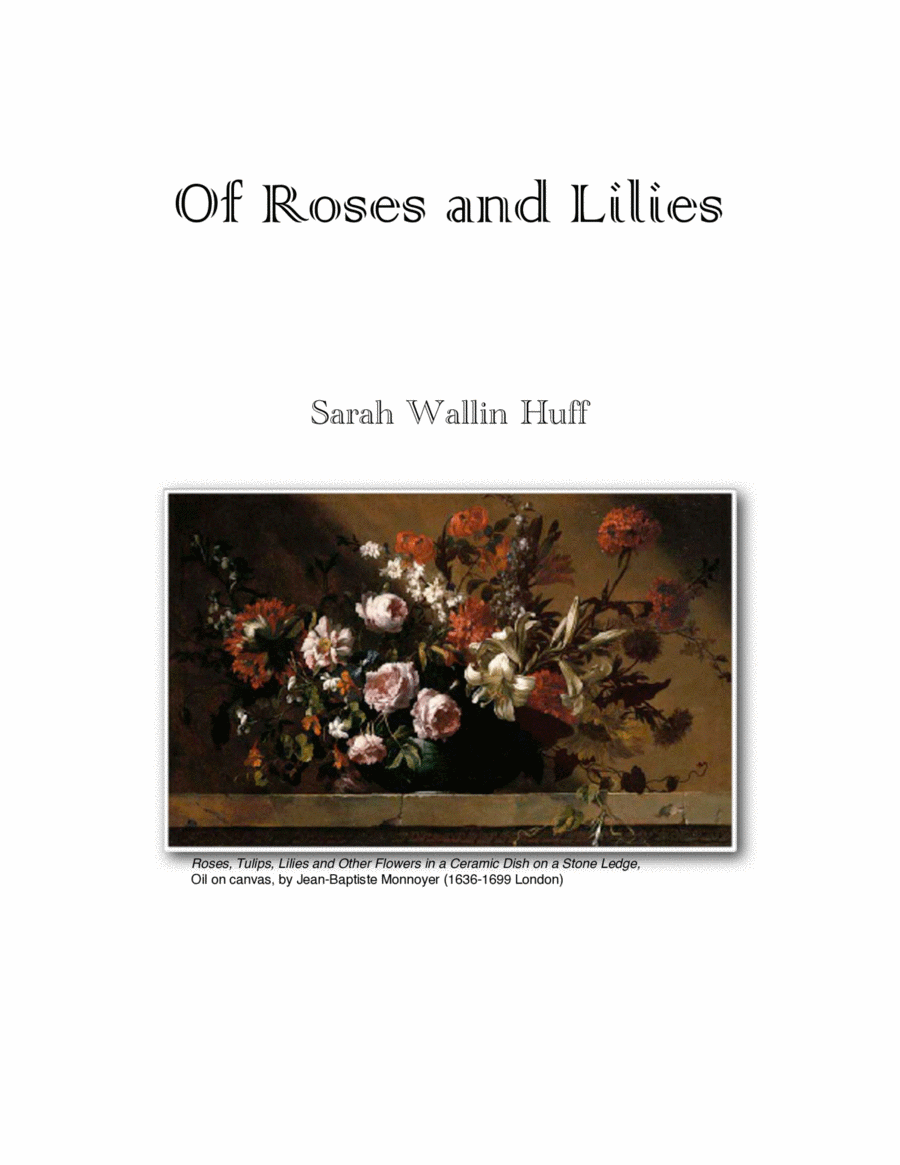 Of Roses and Lilies String Orchestra scores gallery preview page 1