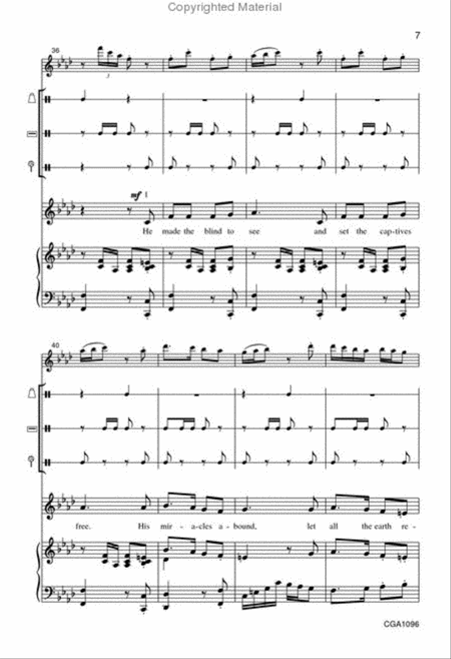 Forever We Shall Sing Unison Choir scores gallery preview page 7