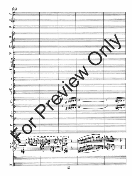 Concerto #2 For Piano and Wind Ensemble - Full Score