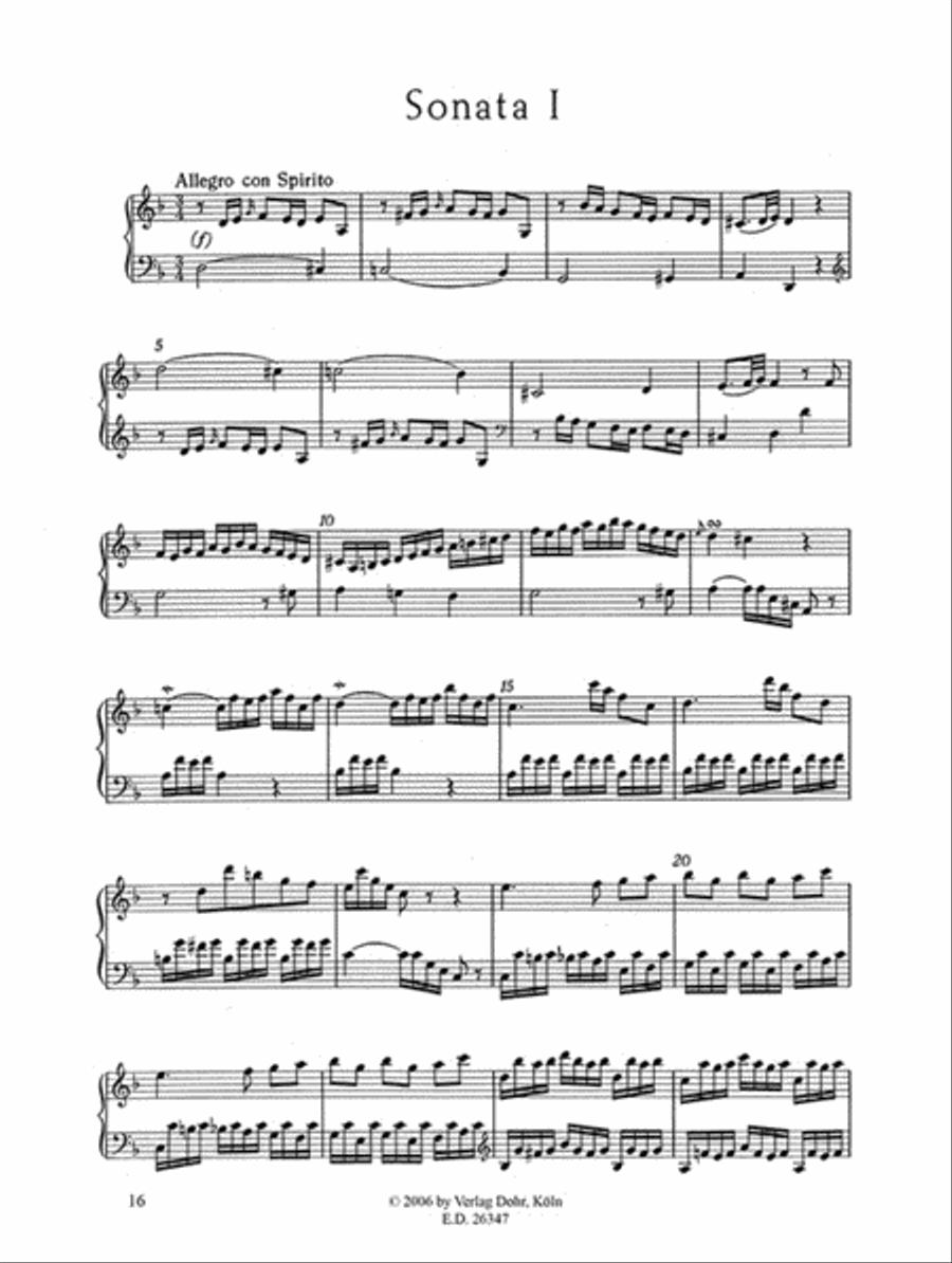 XII Klaviersonaten Piano Solo scores gallery preview page 2