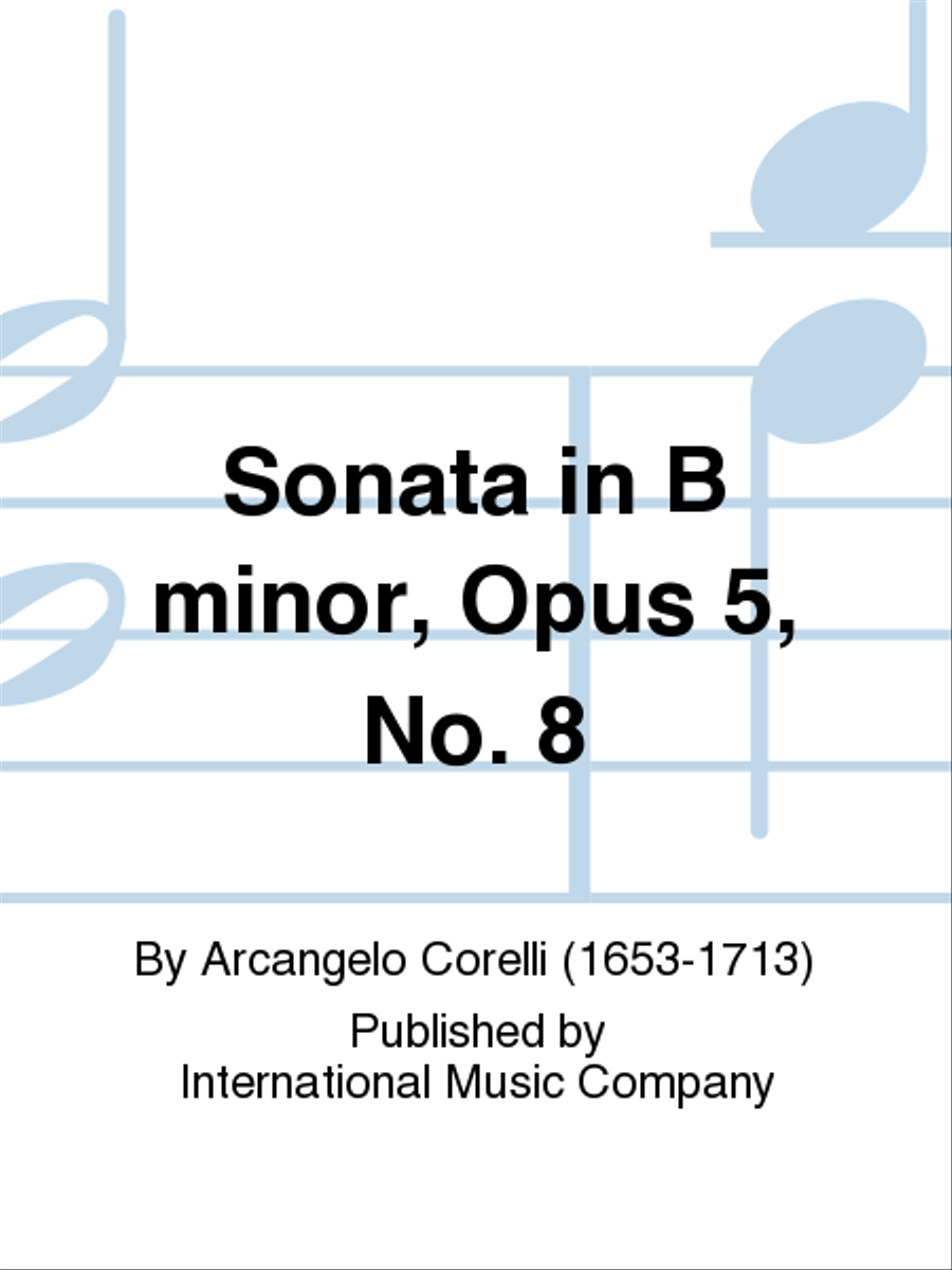 Sonata In B Minor, Opus 5, No. 8 Bassoon Solo scores gallery preview page 1