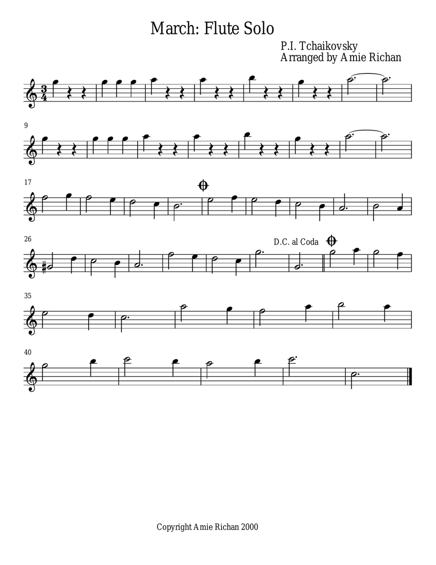 The Flutist's Nutcracker Flute Solo scores gallery preview page 4