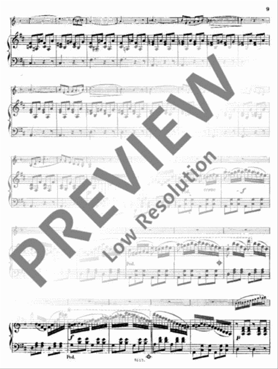 Fantaisie A Clarinet scores gallery preview page 12