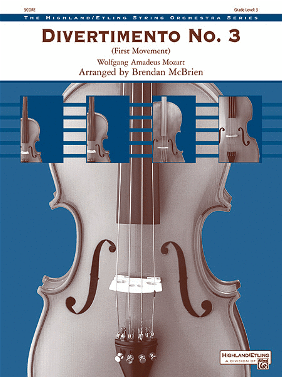 Divertimento No. 3 (1st Movement) String Orchestra scores gallery preview page 1
