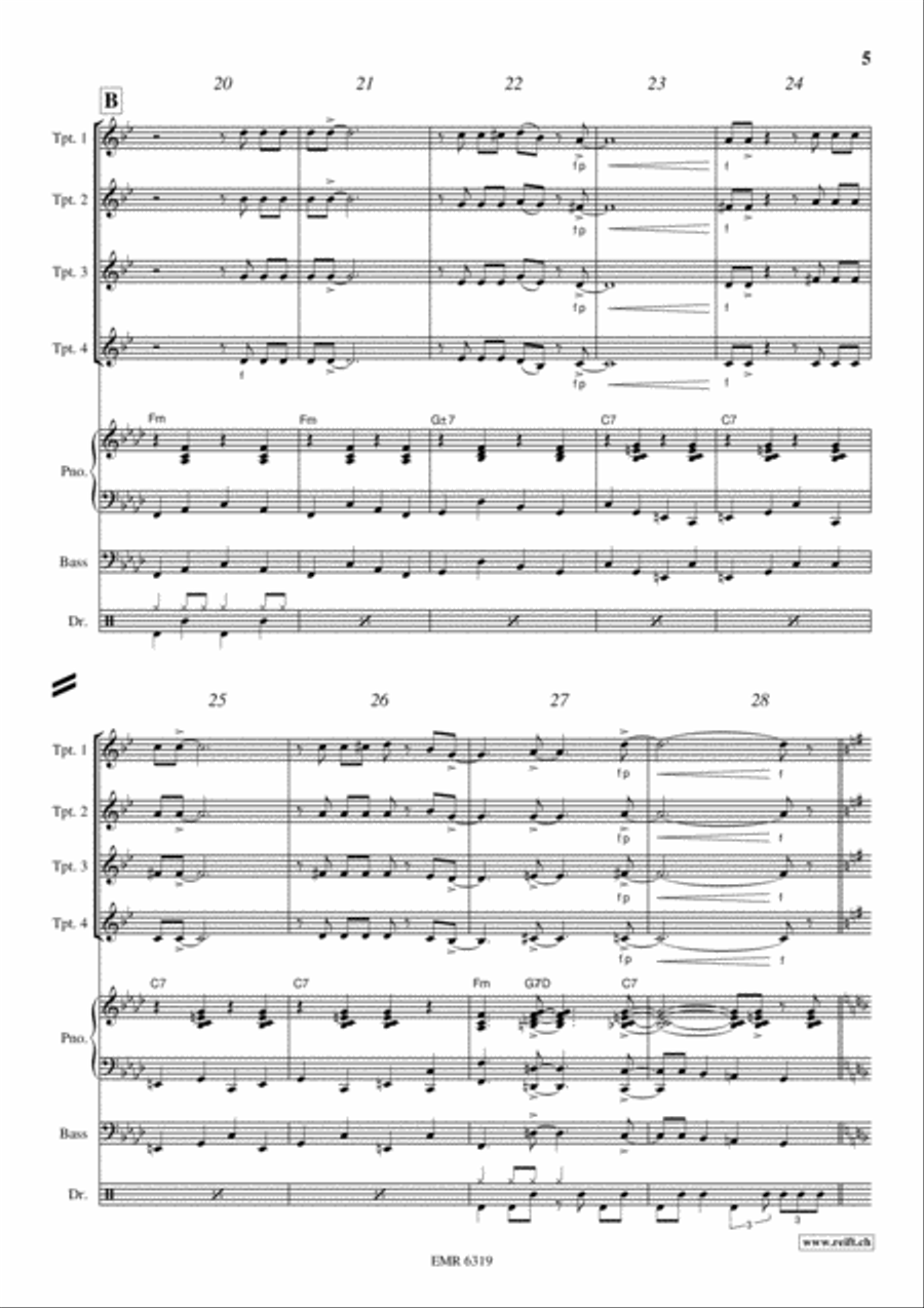 St. Louis Blues Trumpet scores gallery preview page 5