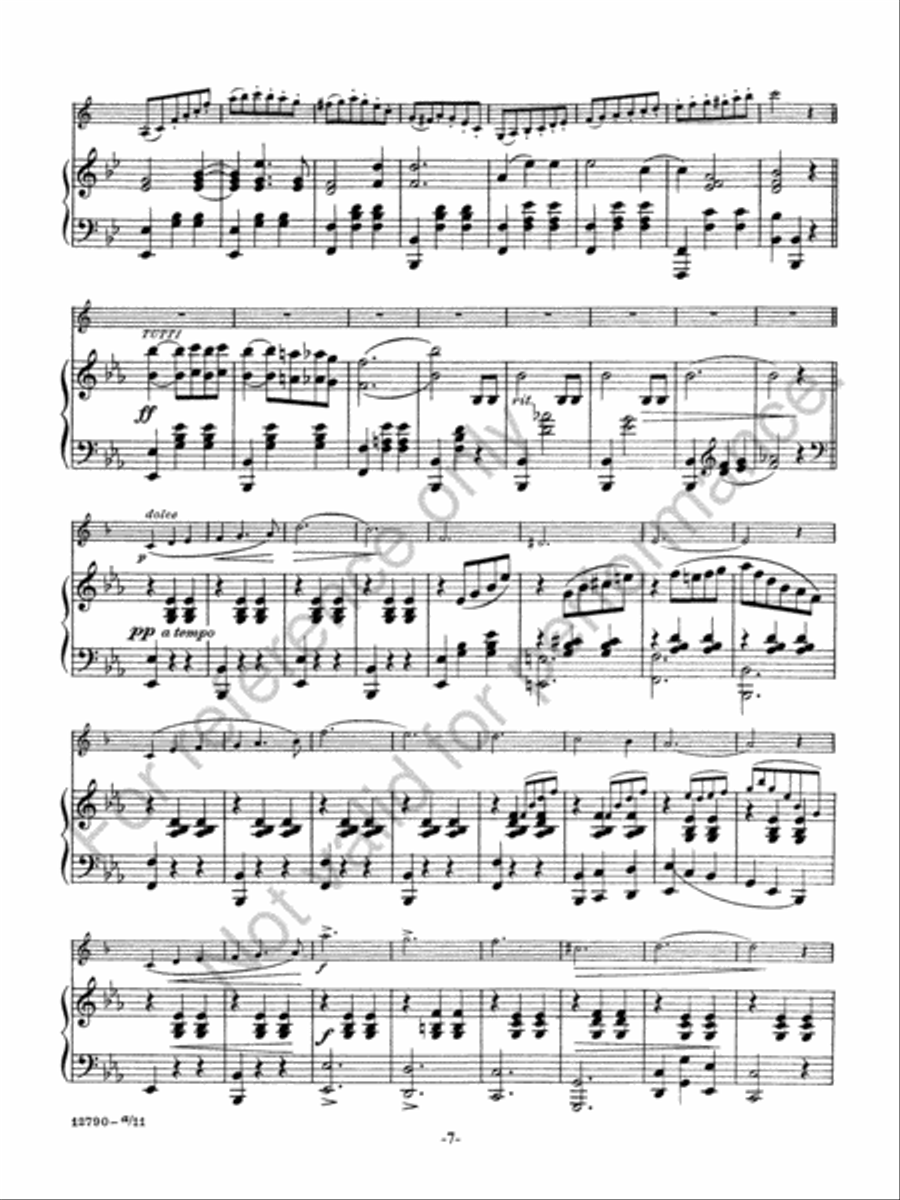 Josephine Josephine Concert Band scores gallery preview page 8