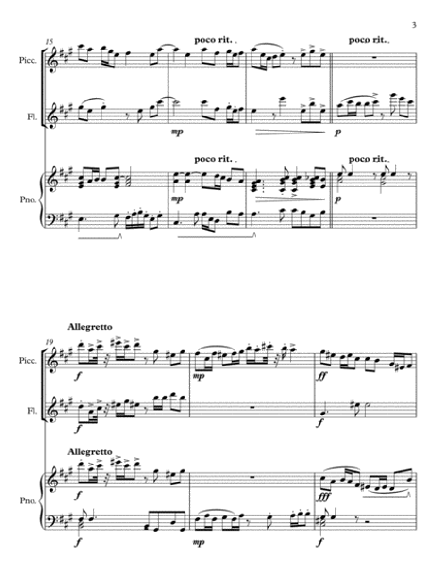Trekking the Mountain Flute Solo scores gallery preview page 3
