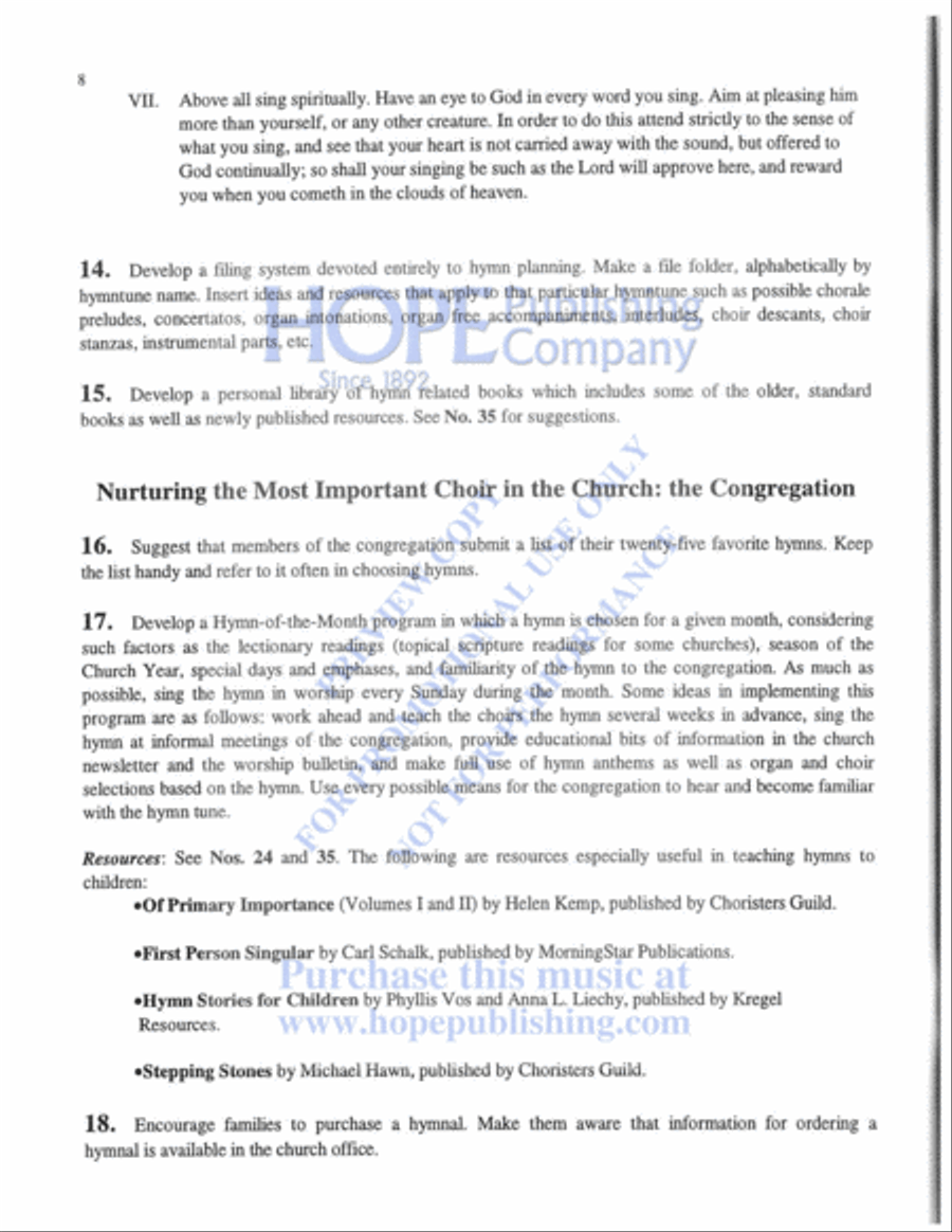 100+ Ways to Improve Hymnsinging Collection / Songbook scores gallery preview page 9