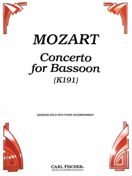Wolfgang Amadeus Mozart: Concerto for Bassoon (K191)