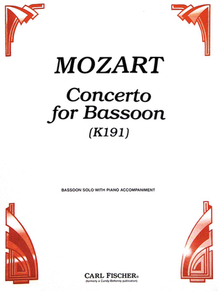 Book cover for Concerto For Bassoon