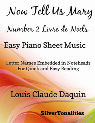Now Tell Us Mary Livre de Noels Elementary Piano Sheet Music