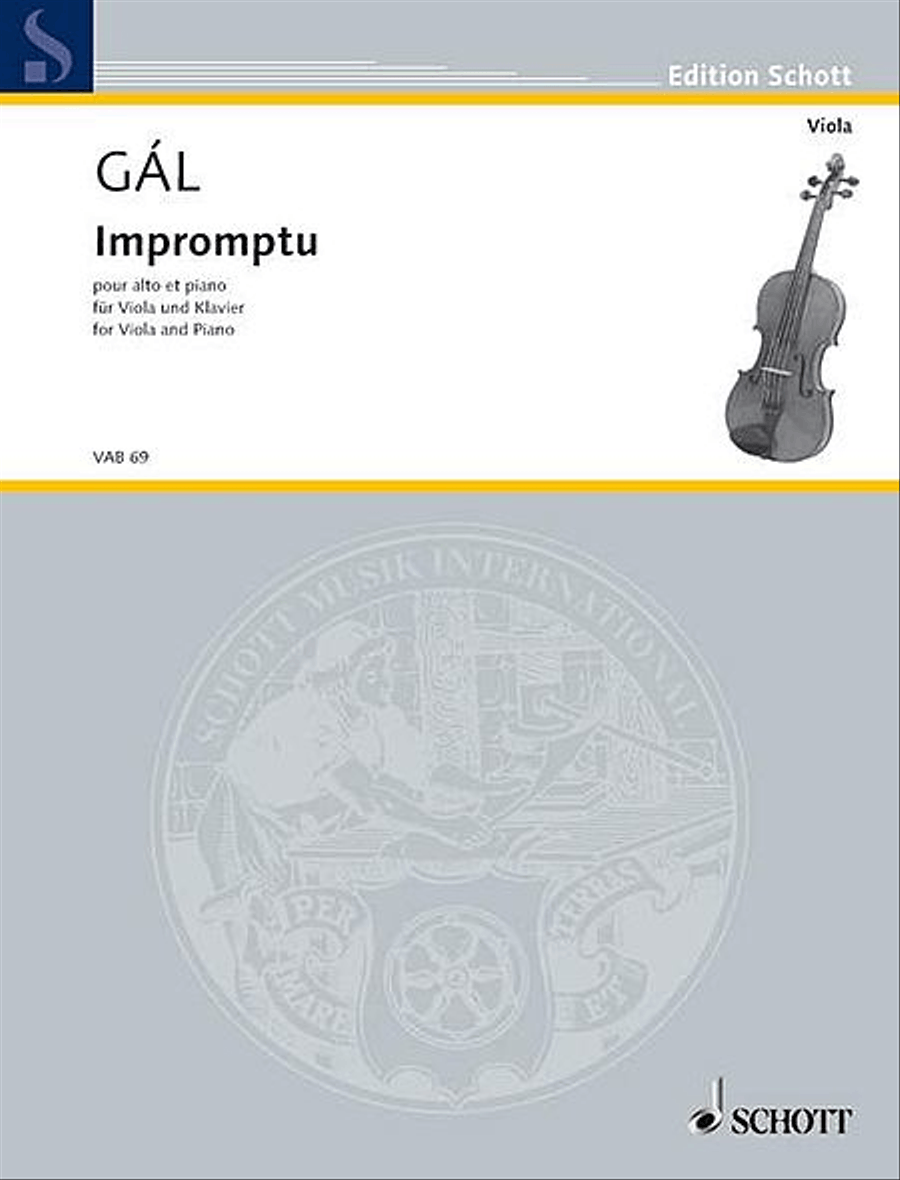 Impromptu Piano Accompaniment scores gallery preview page 1