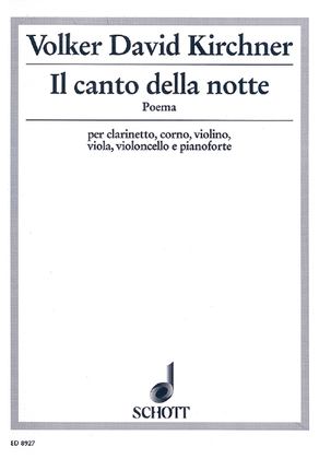 Il Canto Della Notte Poema Sc/pts