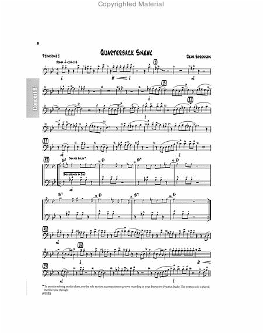 First Place for Jazz 1st & 2nd Trombone Trombone scores gallery preview page 3