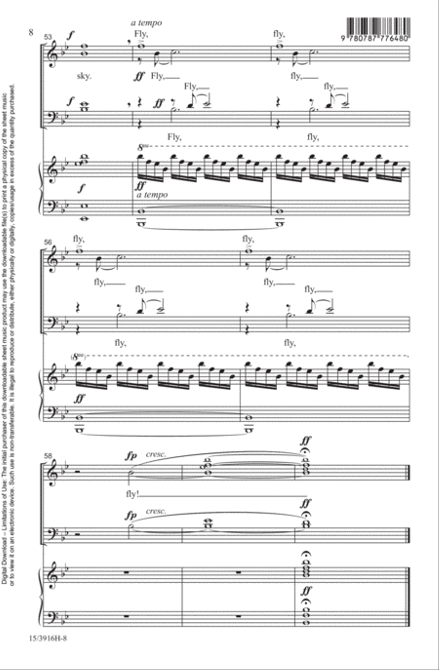 Fly 4-Part scores gallery preview page 8