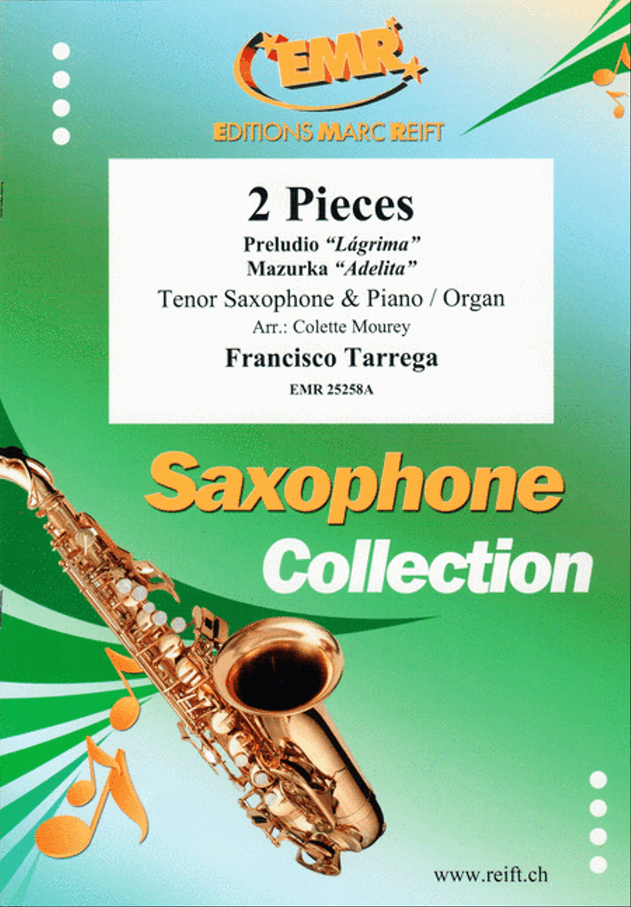 2 Pieces Tenor Saxophone scores gallery preview page 1