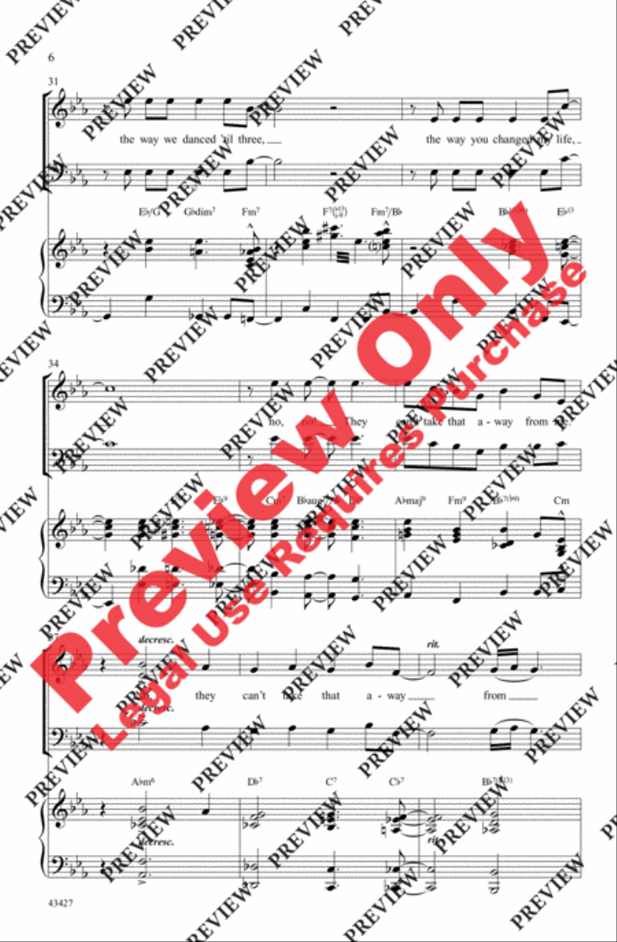 Swingin' with the Gershwins! 3-Part scores gallery preview page 6