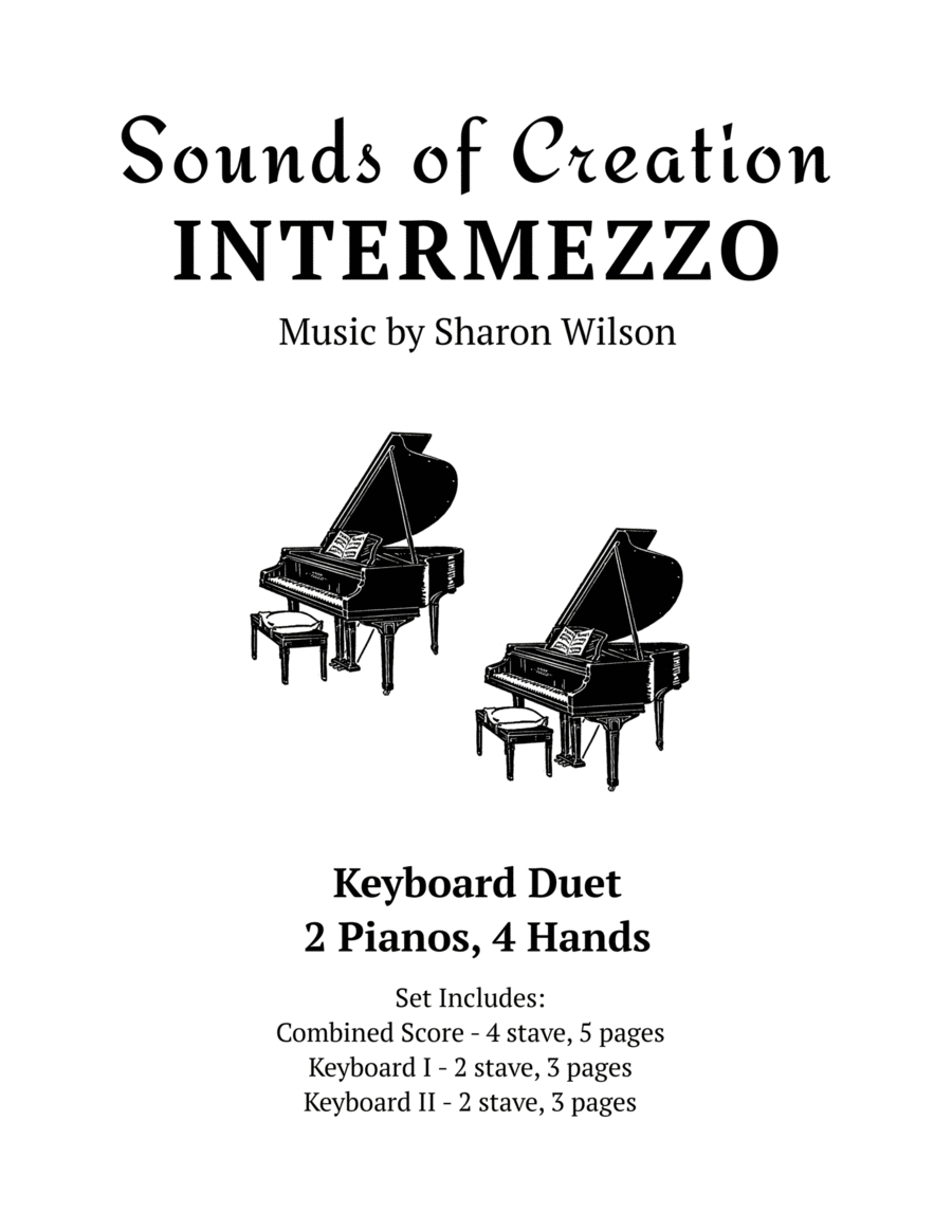 Sounds of Creation - Intermezzo (Keyboard Duet, 2 pianos, 4 hands) image number null