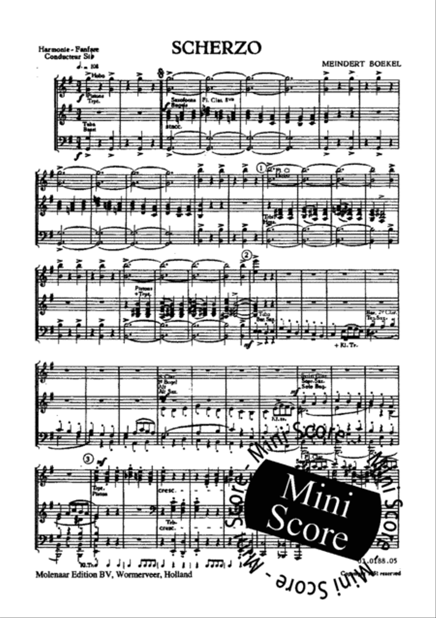 Scherzo Concert Band scores gallery preview page 5