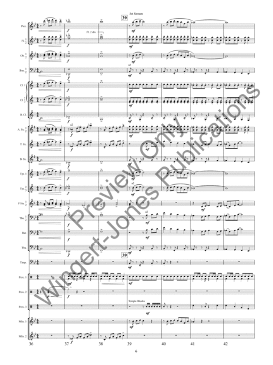 Jet Stream Concert Band scores gallery preview page 9