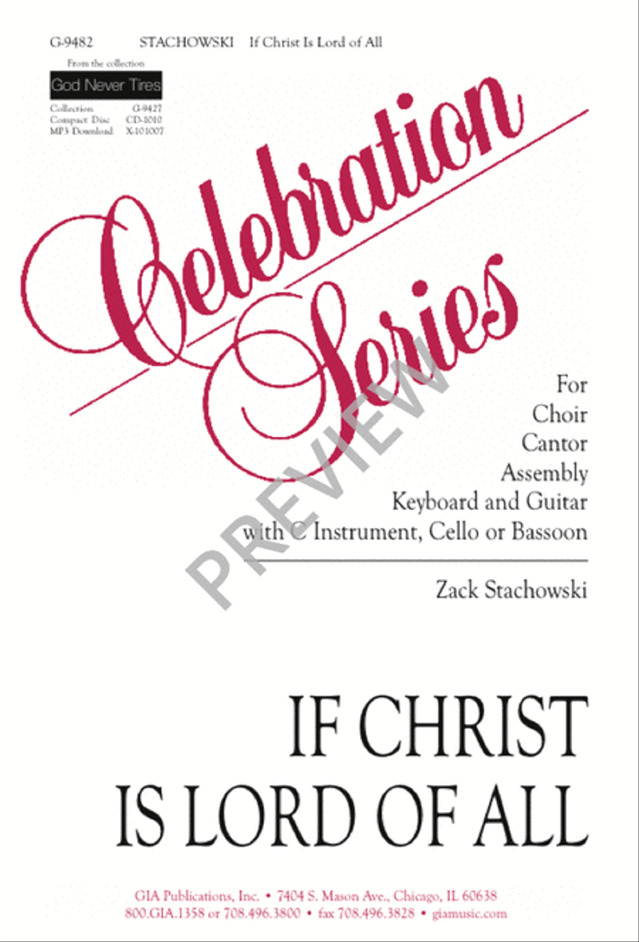 If Christ Is Lord of All 3-Part scores gallery preview page 2