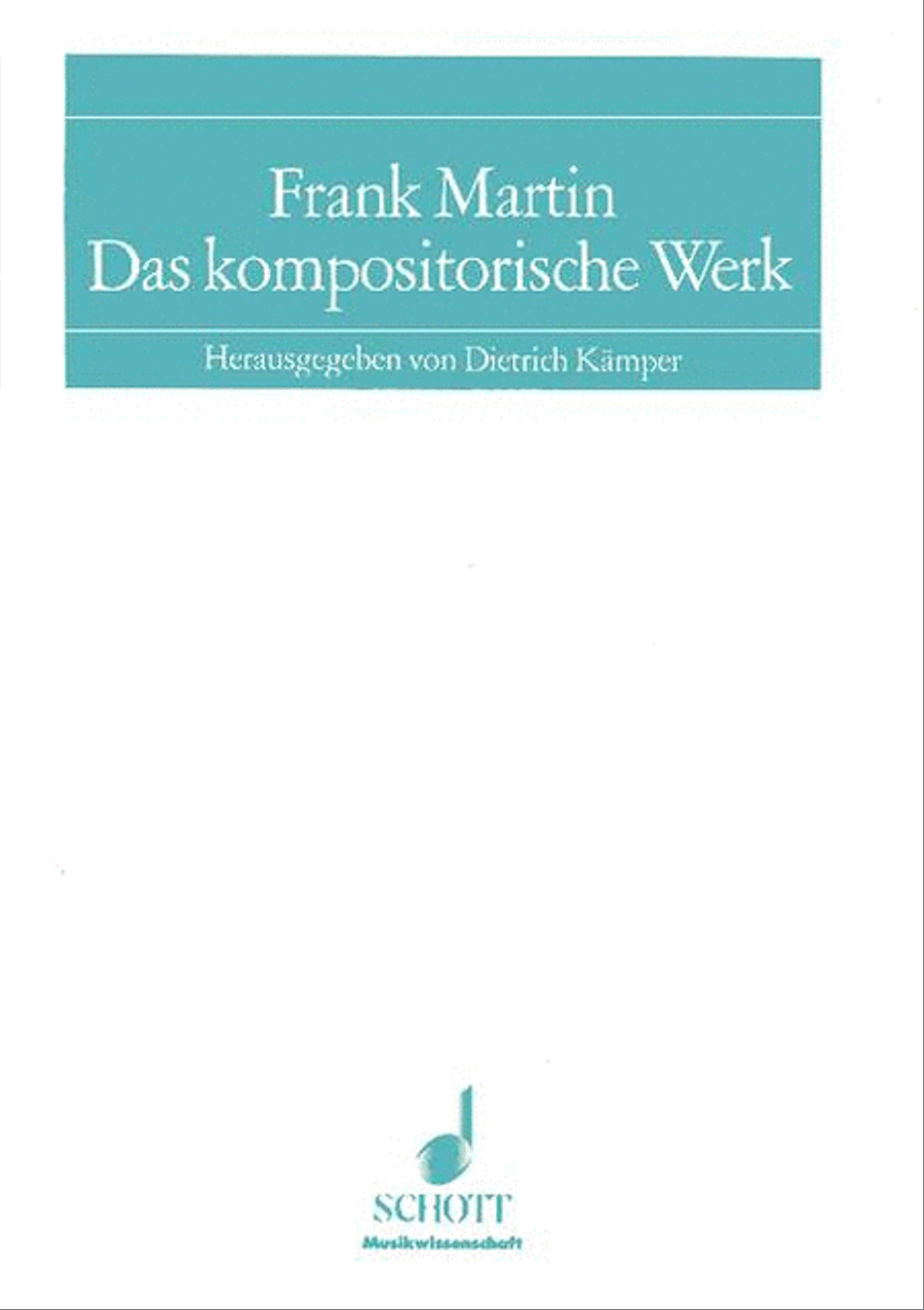 Frank Martin-kompositorische Werke School and Community scores gallery preview page 1