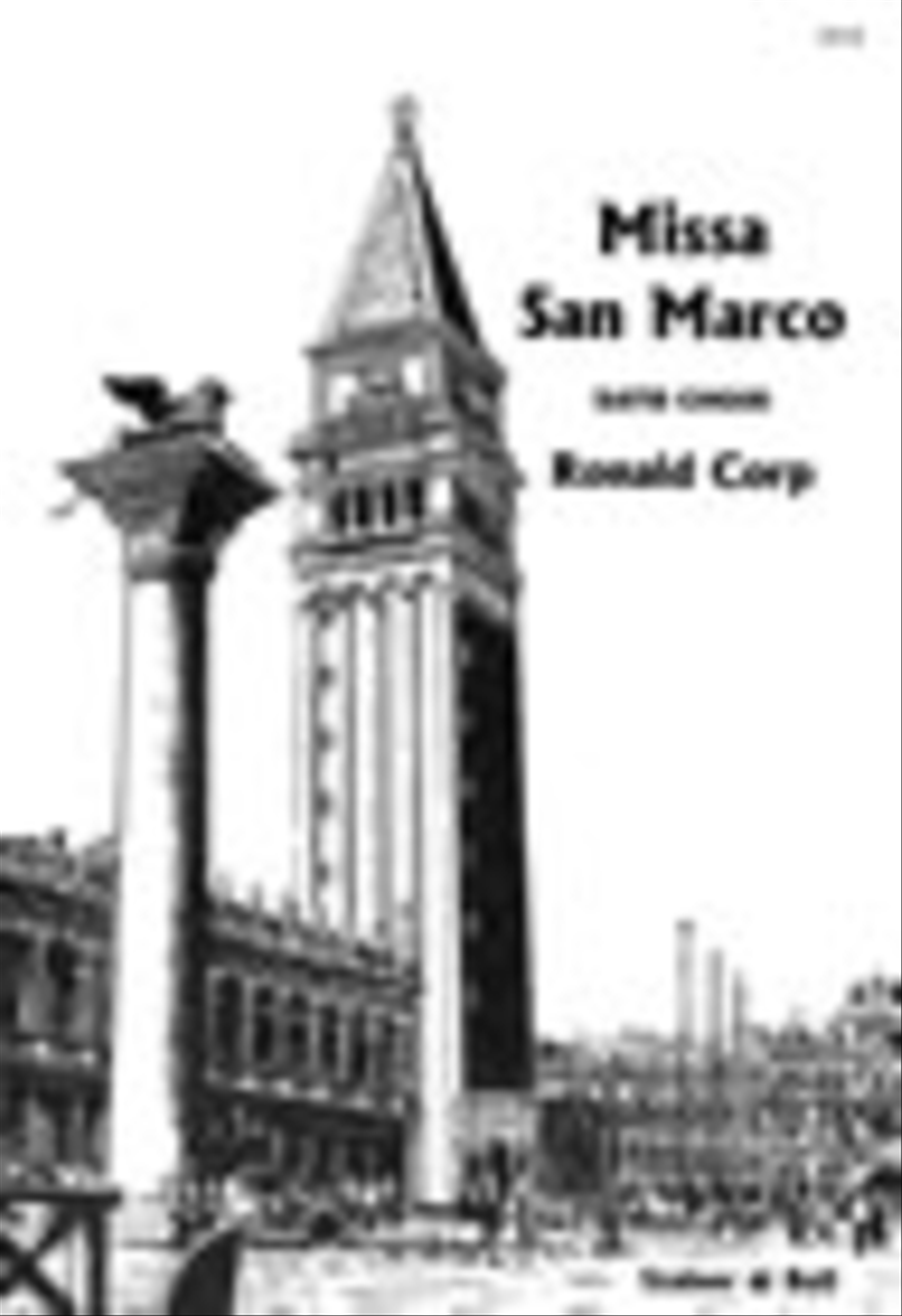 Missa San Marco. SATB 4-Part scores gallery preview page 1