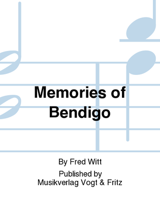 Book cover for Memories of Bendigo