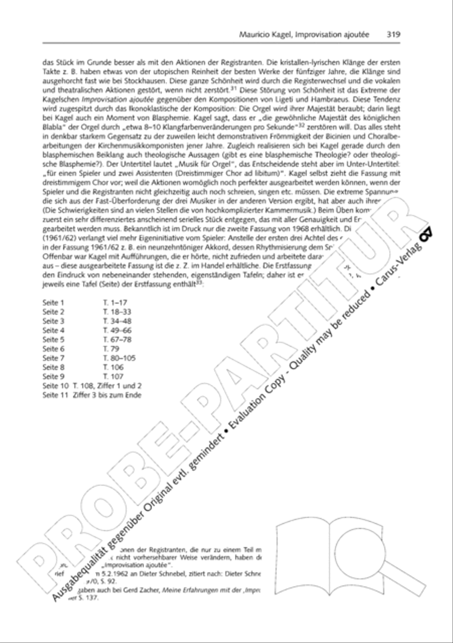 Orgelschule zur historischen Auffuhrungspraxis Organ Solo scores gallery preview page 320