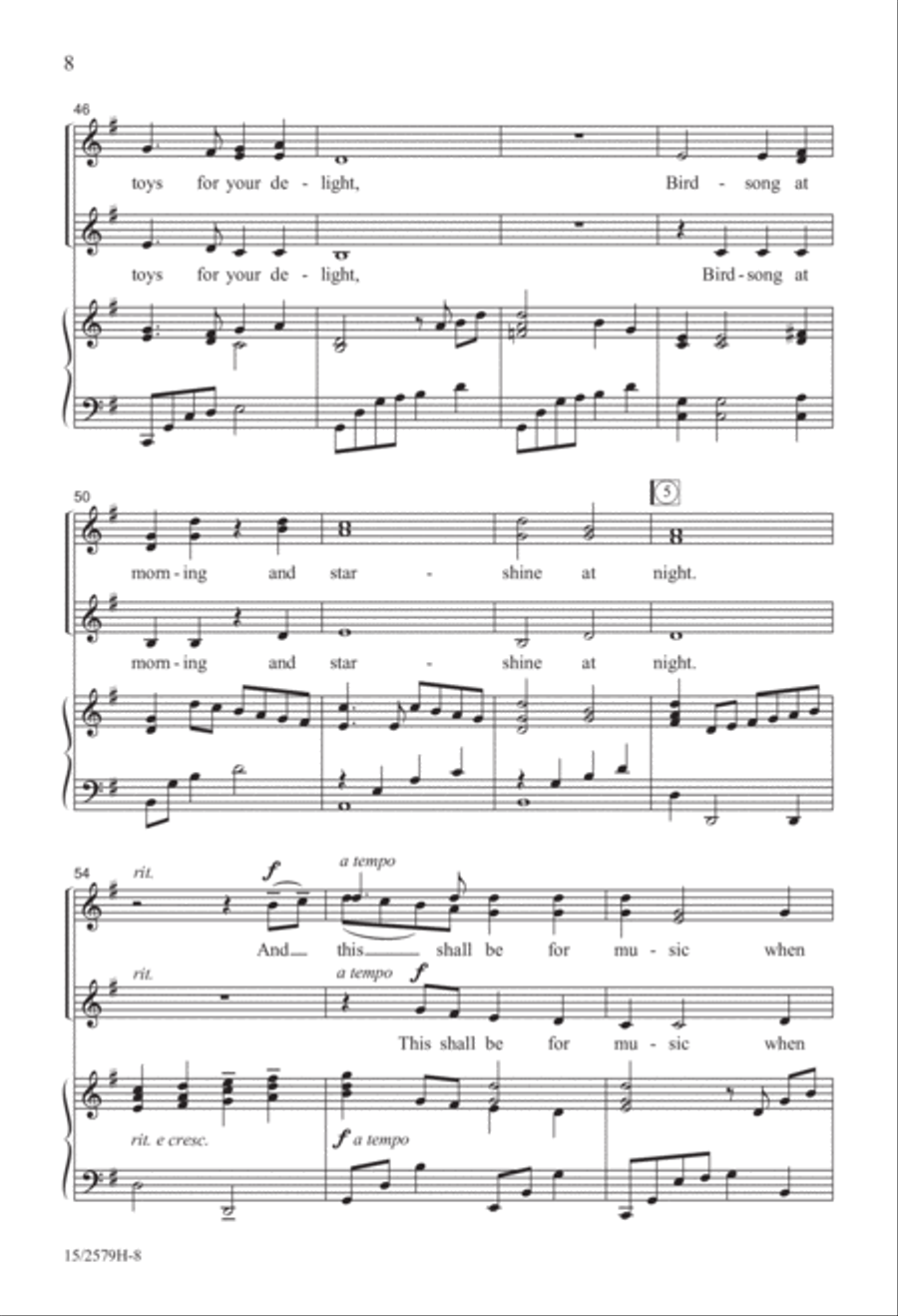 And This Shall Be For Music SSA scores gallery preview page 8