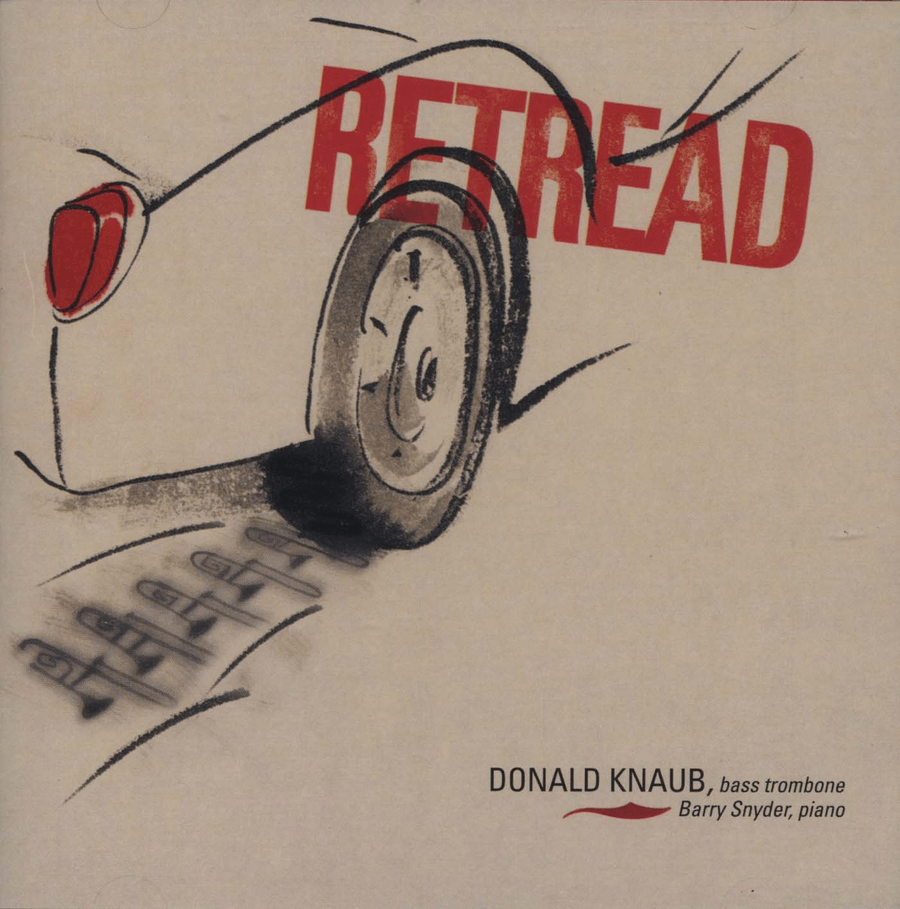 Retread - Bass Trombone & Piano CD Trombone scores gallery preview page 1
