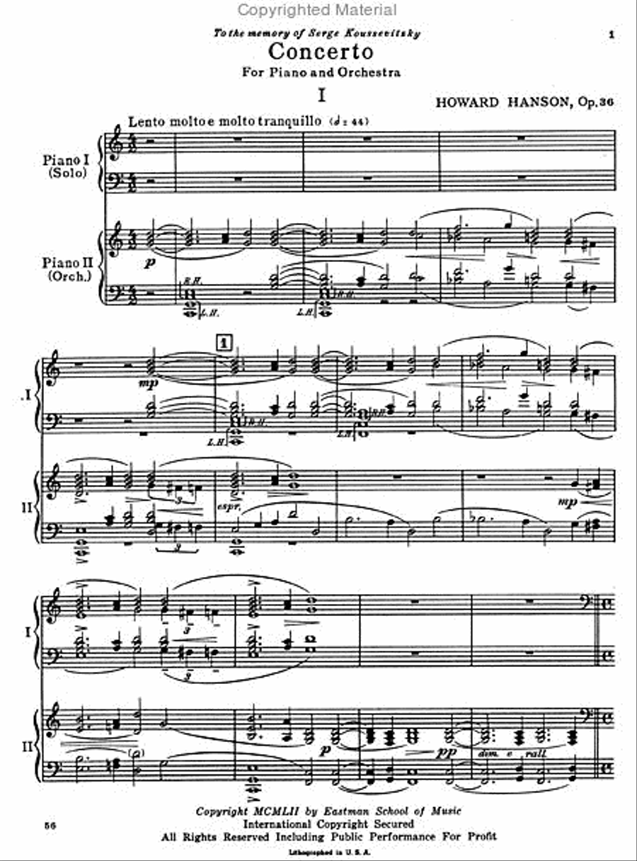 Concerto For Piano Concerto For Piano Piano Solo scores gallery preview page 2