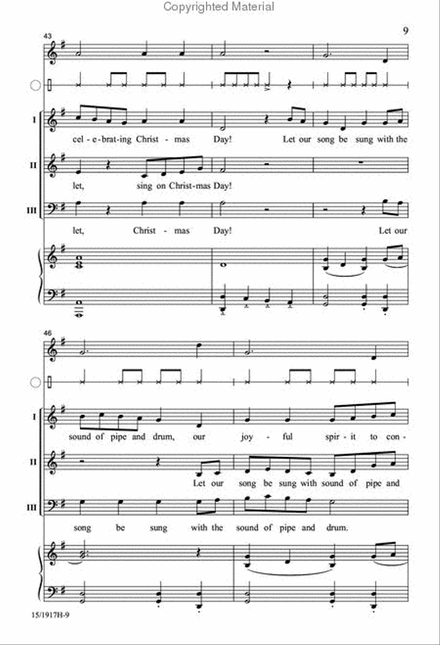 Let Us Sing with Glee!