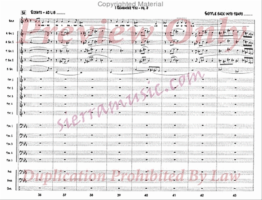 I Remember You I Remember You Jazz Ensemble scores gallery preview page 7