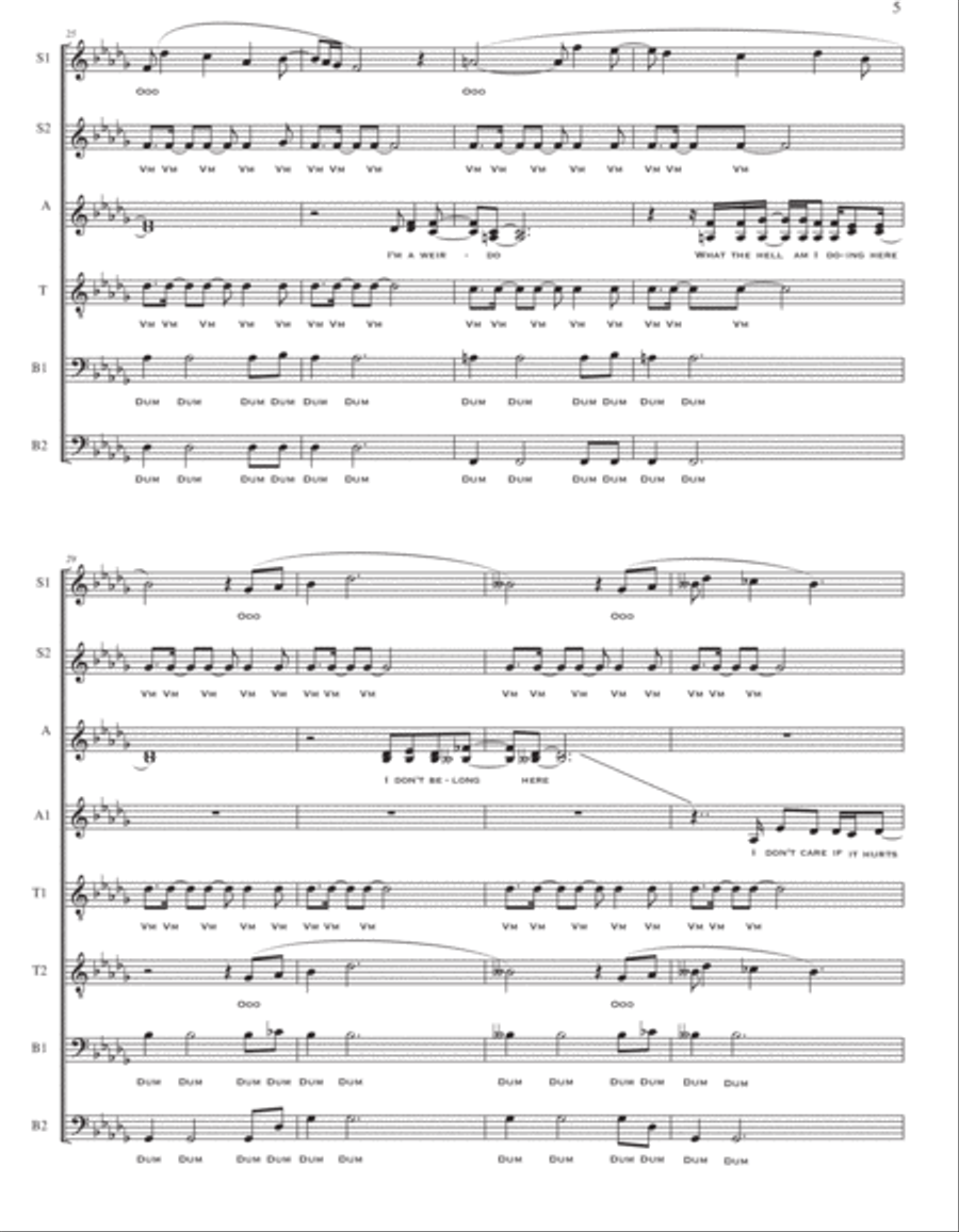 Creep Creep 4-Part scores gallery preview page 6