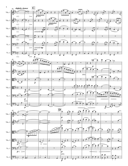 Brahms Symphony No. 2 op. 73 1st movement arr. for string sextet