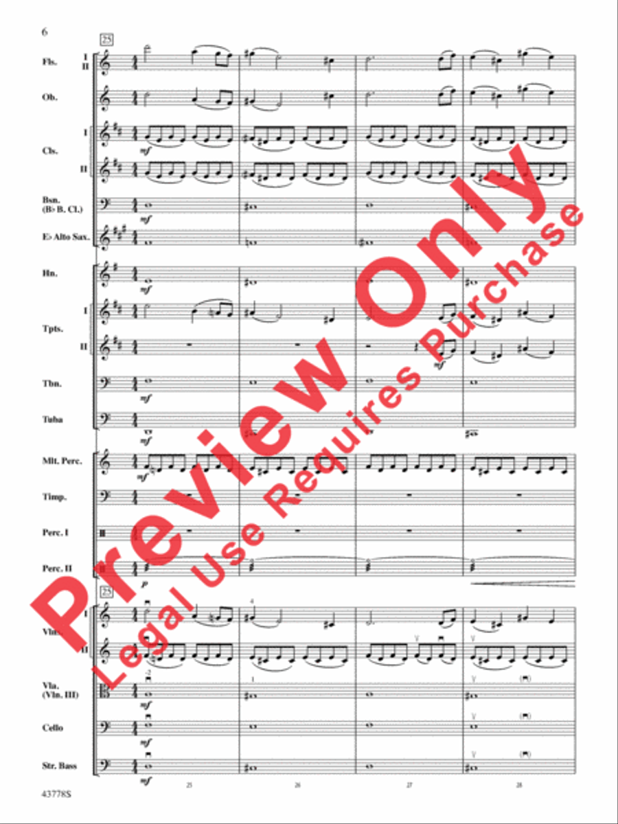 Godzilla Full Orchestra scores gallery preview page 26