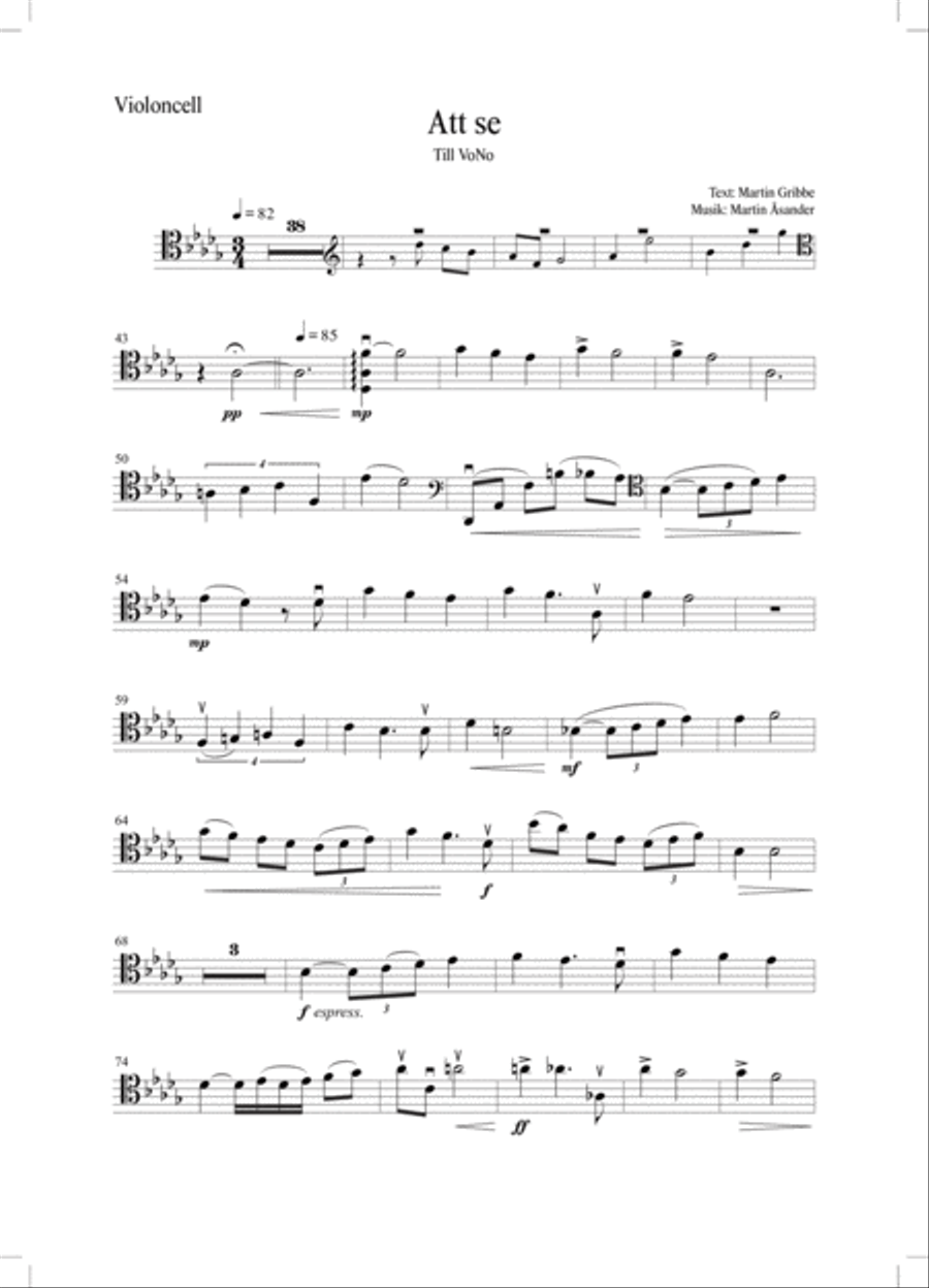 Att se Att se Choir scores gallery preview page 2