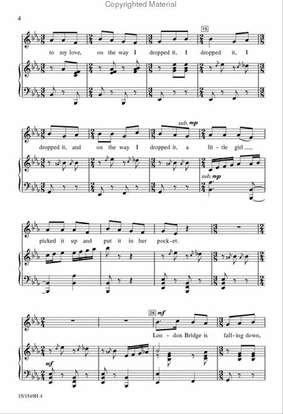 Playground Tunes 2-Part scores gallery preview page 3