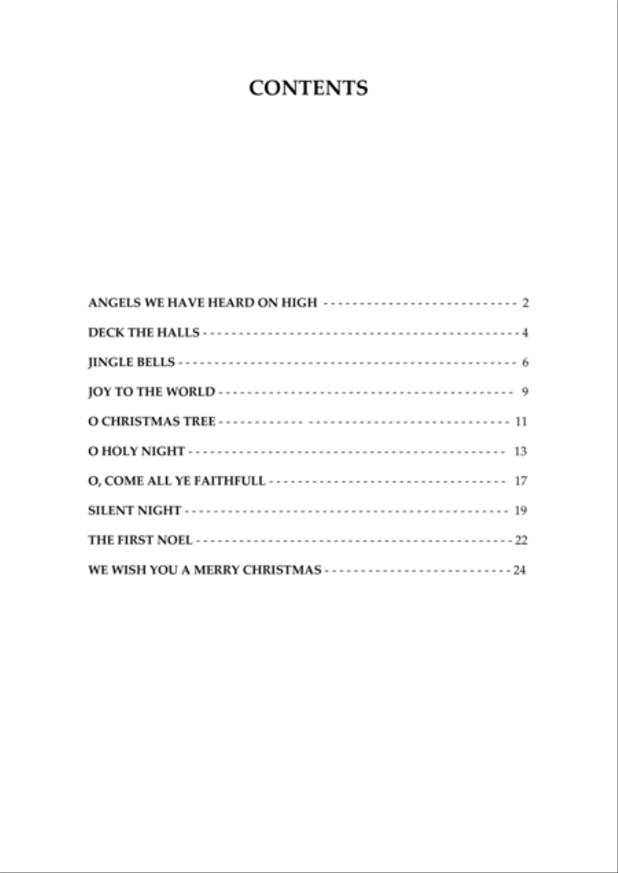 10 Christmas Songs - Piano Solo Piano Solo scores gallery preview page 2