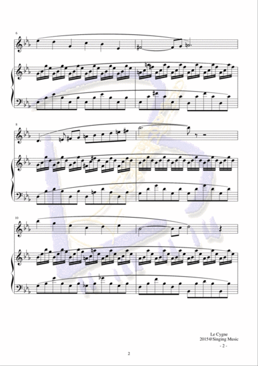 The Swan English Horn scores gallery preview page 2