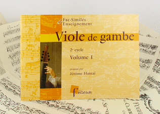 Book cover for Viola da gamba - intermediate pieces - Volume 1