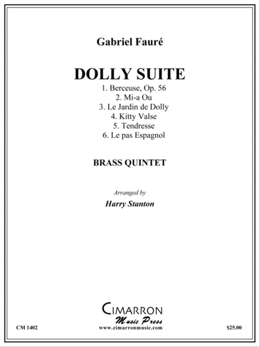 Dolly Suite Brass Quintet scores gallery preview page 1