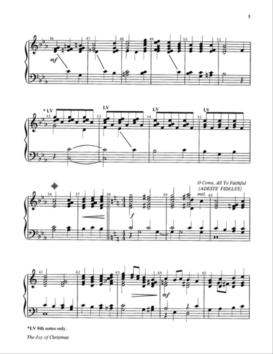 The Joy of Christmas 3-Octaves scores gallery preview page 5