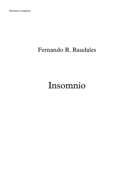 Insomnio - Fernando R. Raudales image number null