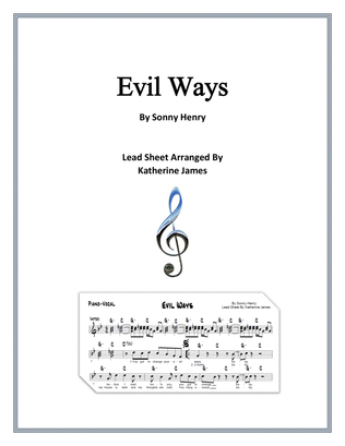 Book cover for Evil Ways