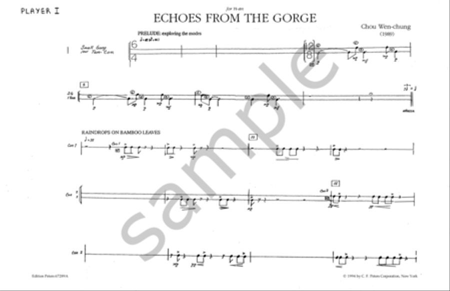 Echoes from the Gorge