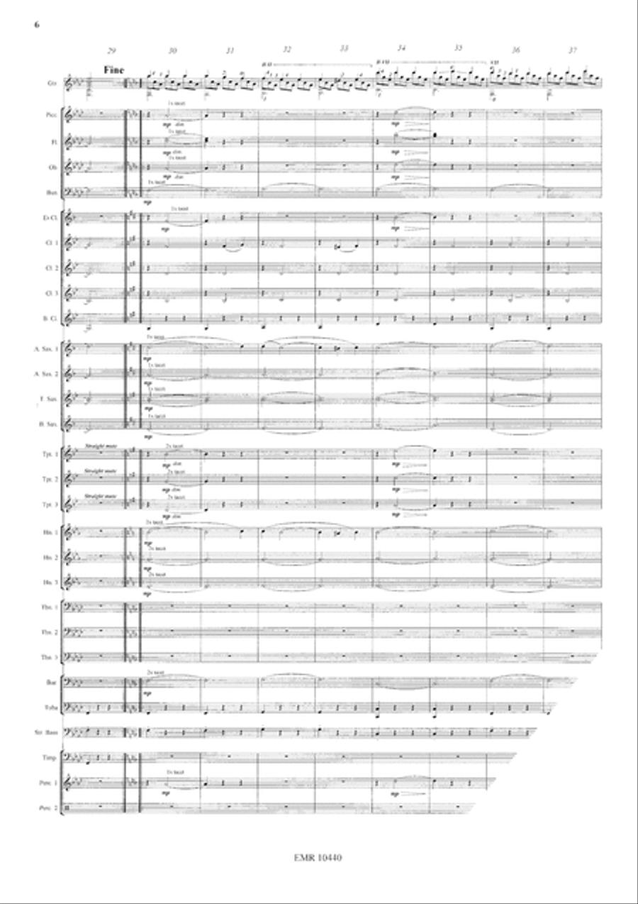 Jeux Interdits Concert Band scores gallery preview page 7