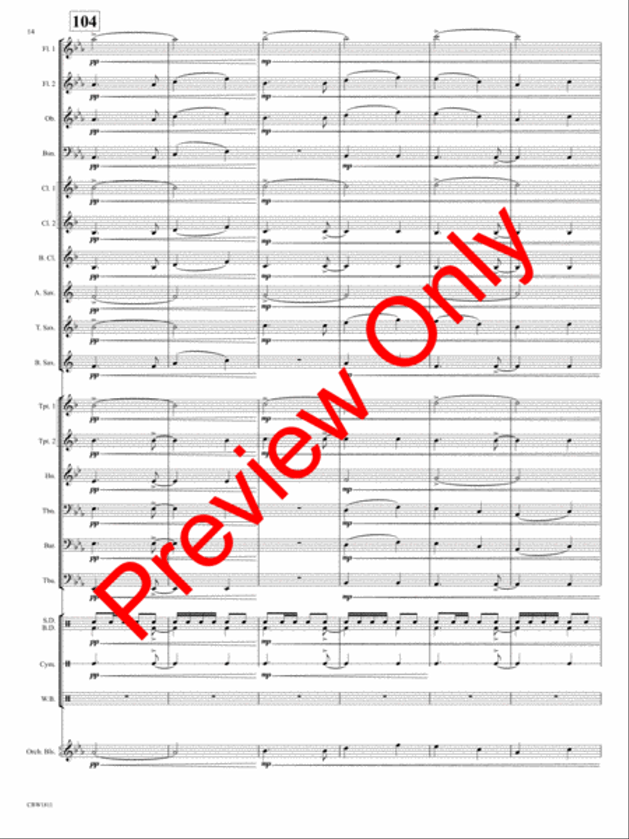 Western Legends Concert Band scores gallery preview page 17